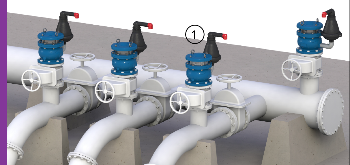 Vacuum breaker solution