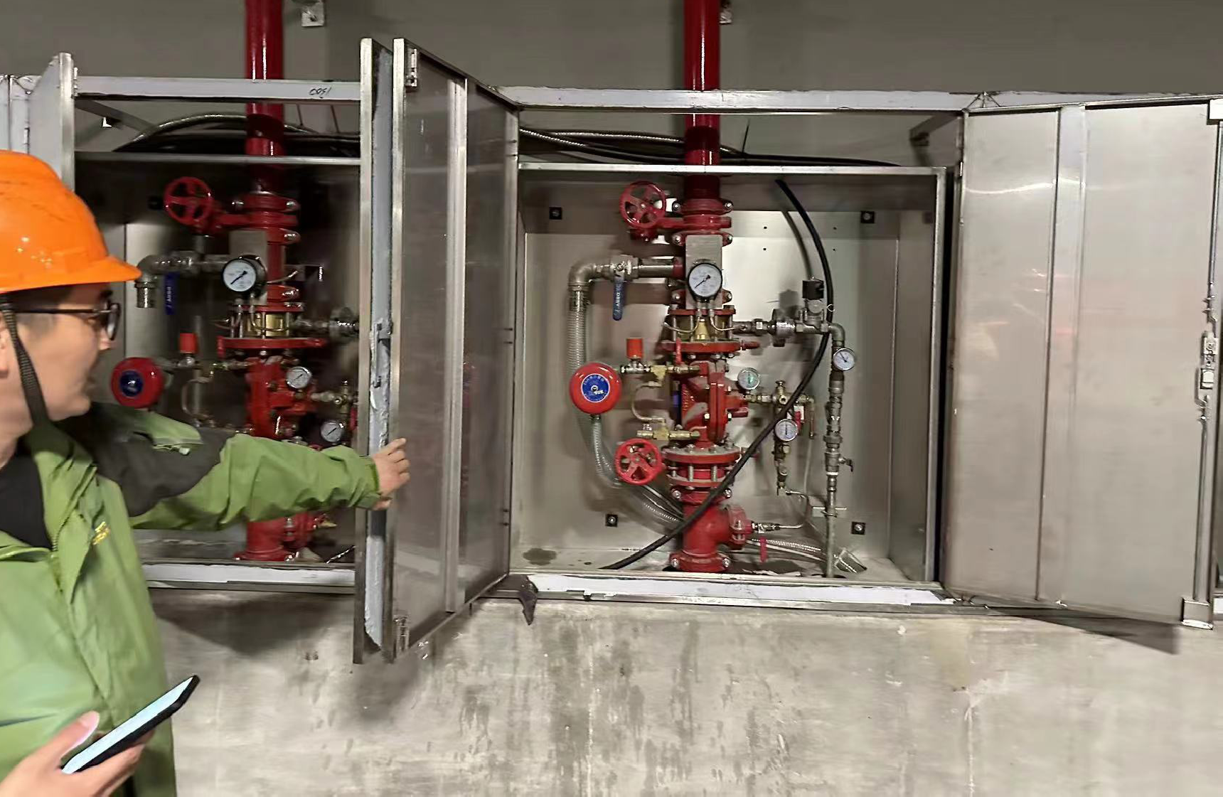 730 units of 4” size model OCV DE\EL (CN) deluge valves were installed