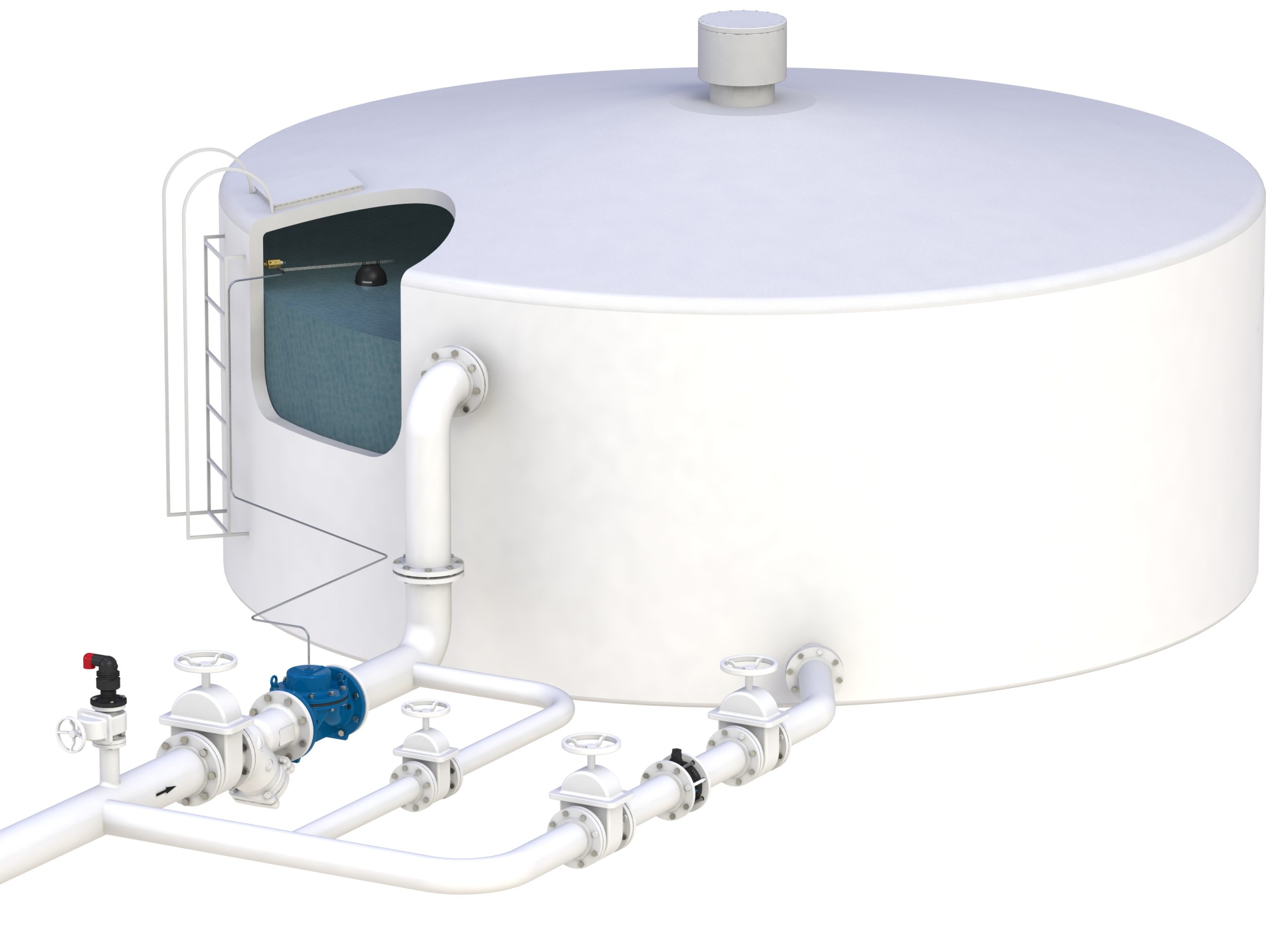 S 100 IR TR FL 0 8'' App iom typical installation