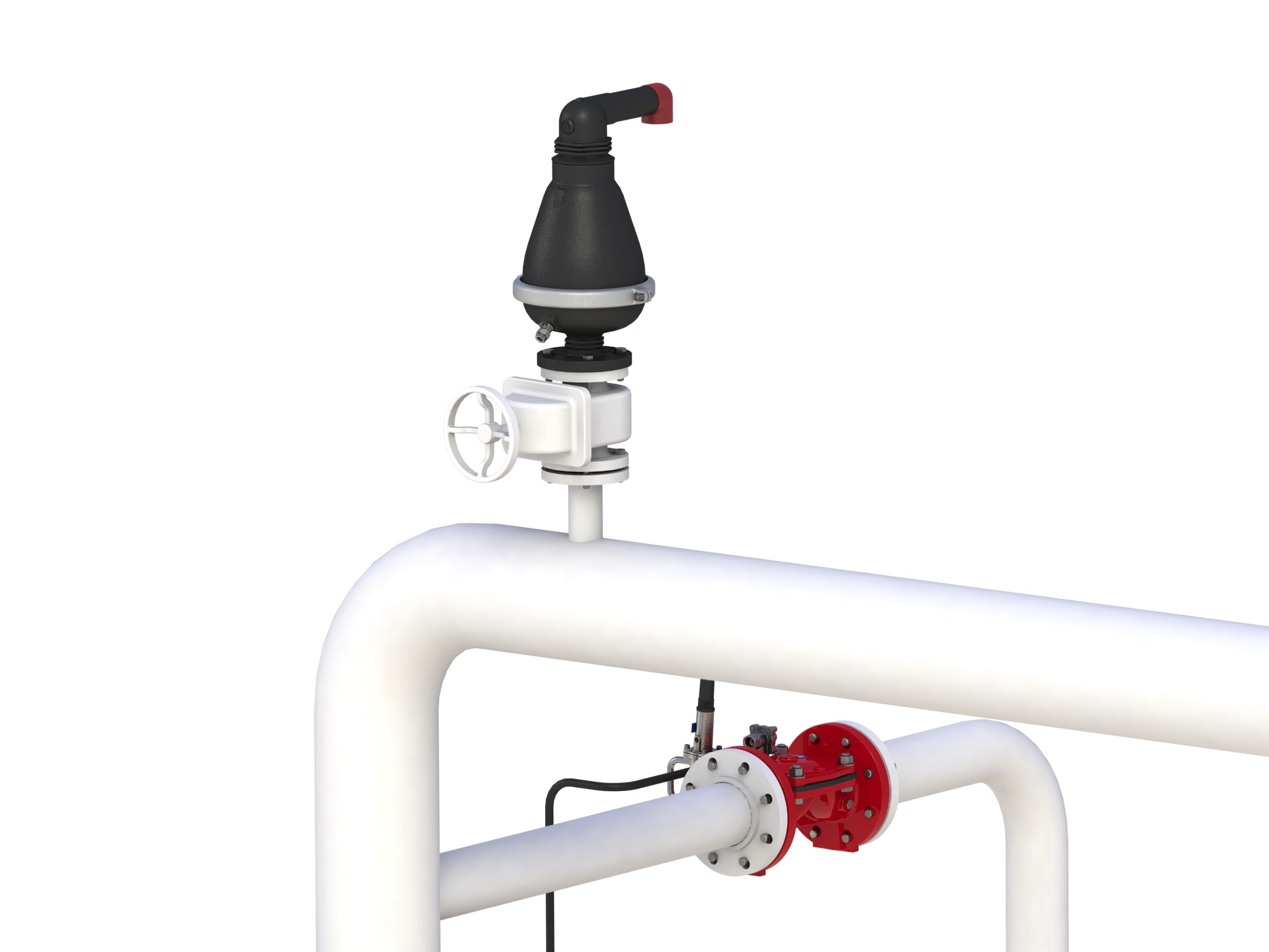 Wastewater DW QR D25 Typical installation